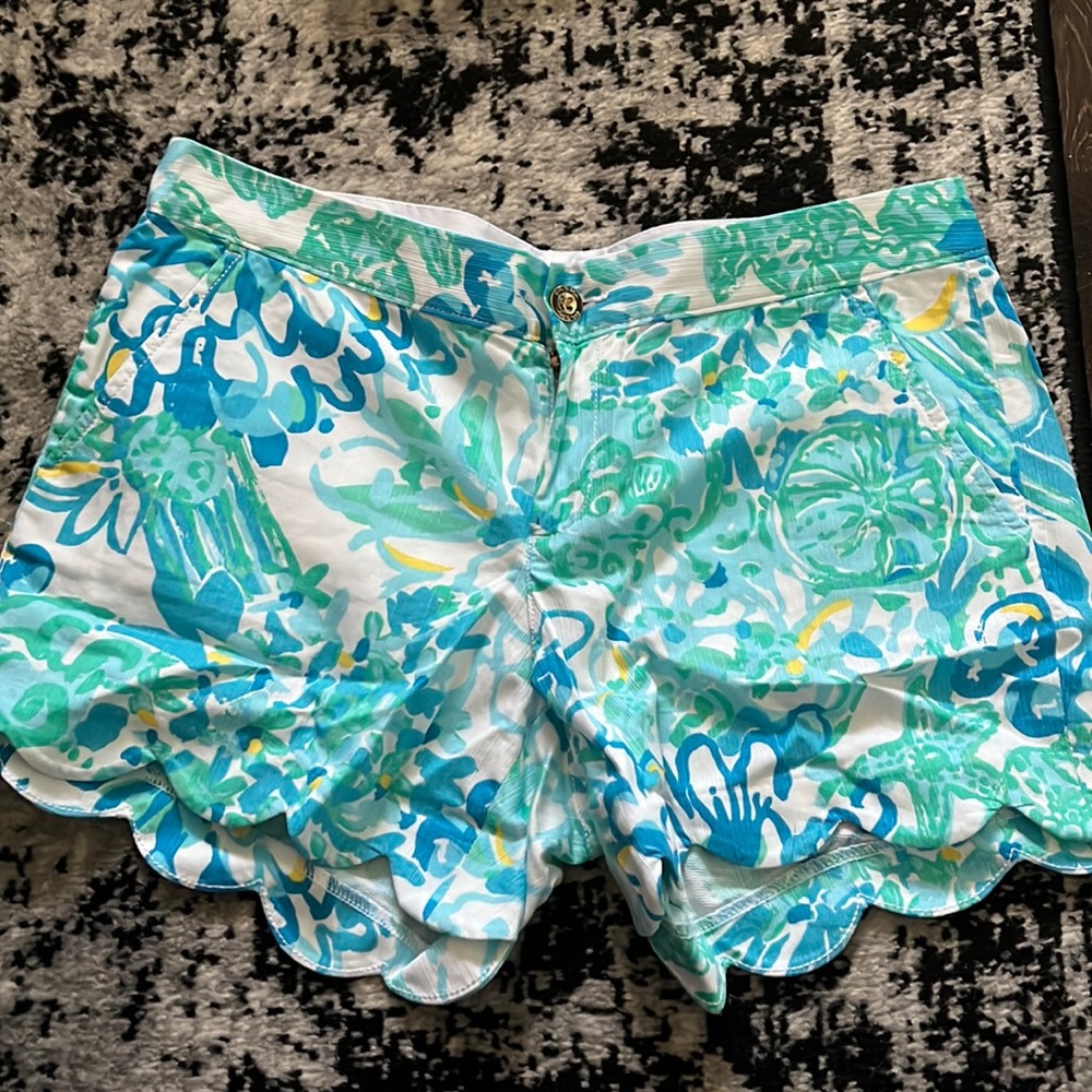Lilly Pulitzer The Buttercup Shorts Size 6